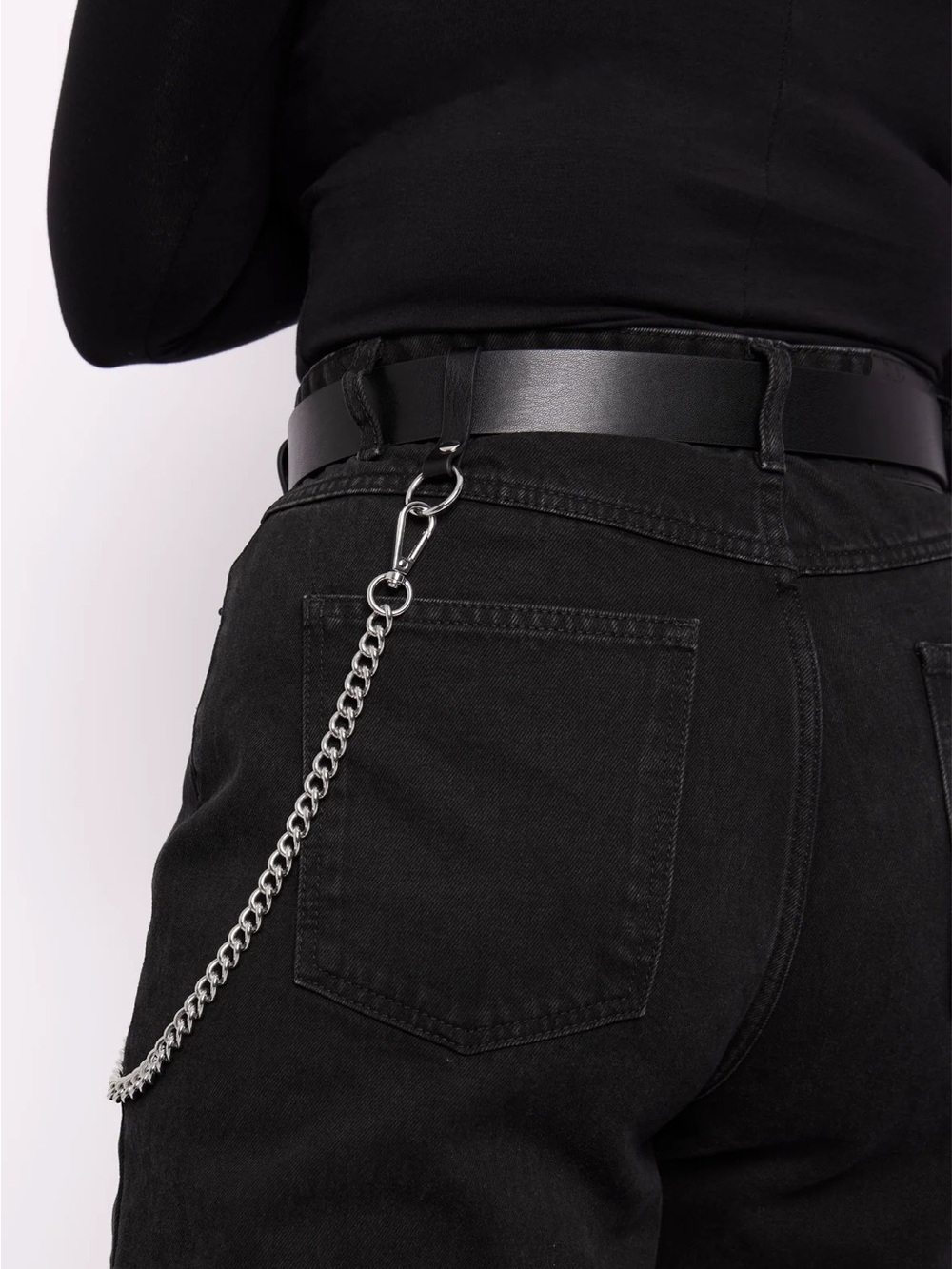 Mary Wyatt London | Axis Appleskin Vegan Leather Chain Belt - Picture 2 of 5